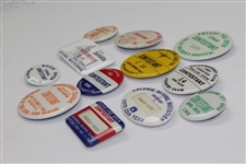 Twelve (12) Charles Coody's Various Contestant Badges - Doral, Cleveland, Colonial, etc.
