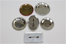 Six (6) Charles Coody's Various Contestant Badges - Bob Hope, Cleveland, LA Open, etc.