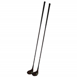 Late 1930's Harry Vardon Fancy Face Brassie & Spoon Woods - Shamrock Face Inserts
