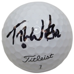 Tom Watson Signed Personal Tournament Used Titleist Golf Ball JSA ALOA