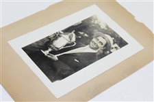 Walter Hagen 1914 US Open Photos with Trophy & of Clubhouse - With Letter