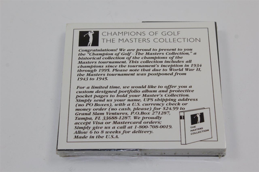 Titleist Champions of Golf 'Masters Collection' 1934-1995 - Unopened