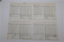 Nelson, Sarazen, & de Witt Signed Scorecards with 'Shell's Wonderful World of Golf' Book JSA AlOA
