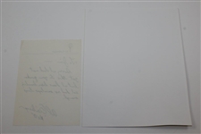 Al Geiberger Signed Replica Scorecard, 'Mr 59' Photo, & Handwritten Note with Ball JSA ALOA
