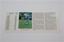 Al Geiberger Signed Replica Scorecard, 'Mr 59' Photo, & Handwritten Note with Ball JSA ALOA