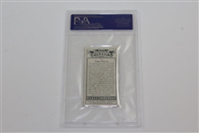 1927 Tom Morris WA&AC Churchman #33 Card PSA Slabbed/Graded VG-EX 4