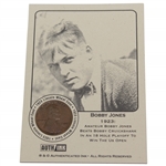 Bobby Jones 1923 Lincoln Wheat Cent Penny Card
