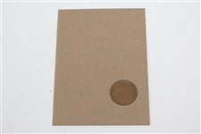 Walter Hagen 1929 Lincoln Wheat Cent Penny Card