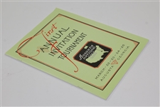 1934 Masters 1st Invitational Tournament Program - Reproduction