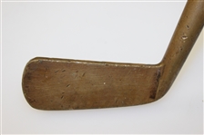 Brass Smooth Faced Fairfield Putter w/out Grip