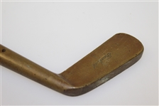 Brass Smooth Faced Fairfield Putter w/out Grip