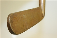 Brass Smooth Faced Fairfield Putter w/out Grip