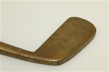 Smooth Face Brass Putter - The Spalding