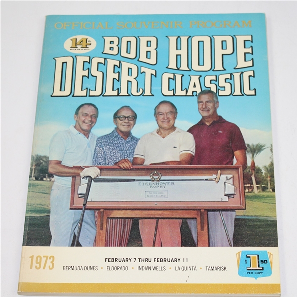 1973 Bob Hope Classic - Palmer's Last PGA Victory - Misc. Lot Including Signed 8x10 JSA ALOA