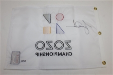 Sold Out Tiger Woods Signed ZOZO Championship Embroidered Flag Ltd Ed 56/500 UDA #BAM116619