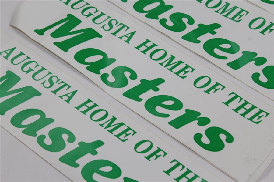 Four (4) Augusta: Home of the Masters Stickers