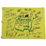 Champs Masters Flag Signed by Tiger, Jack, Arnie, & others - Signed by 31! JSA ALOA