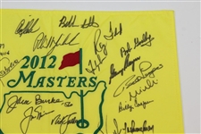 Champs Masters Flag Signed by Tiger, Jack, Arnie, & others - Signed by 31! JSA ALOA