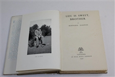 1940 'Life is Sweet Brother, Reminscences' By Bernard Darwin in Dust Jacket