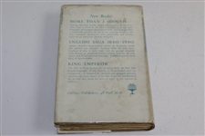 1940 'Life is Sweet Brother, Reminscences' By Bernard Darwin in Dust Jacket