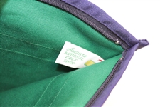 Augusta National Golf Club Masters Logo Green & Blue Zip Bag