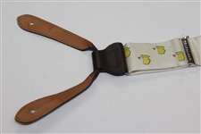 Masters Tournament Yellow Logo Tan Trafalgar Suspenders
