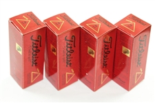 Dozen Masters Tournament Logo Titleist DT90 Golf Balls in Box