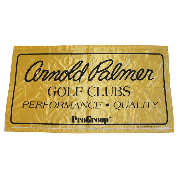 1990 Arnold Palmer Golf Clubs Performance-Quality ProGroup Silk Ad/Display Banner