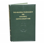 1982 The Memorial Tournament Ltd Ed Book Honoring & Dedicated to Glenna Collettt Vare #77/300