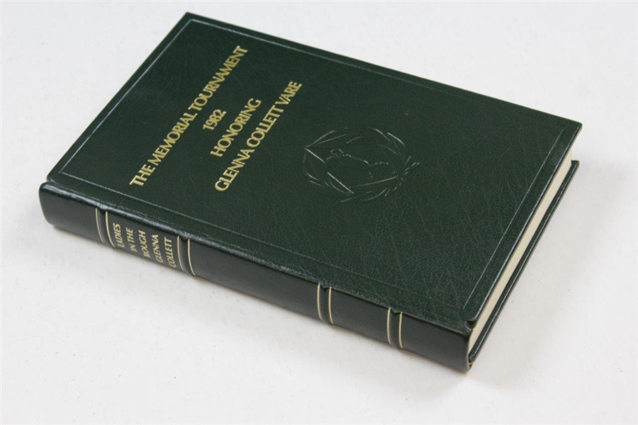 1982 The Memorial Tournament Ltd Ed Book Honoring & Dedicated to Glenna Collettt Vare #77/300