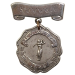 1948 SJVWGA Sterling Silver "All Star Team" Medal & Bar Pin - Unknown W G Association