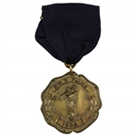 1958 E.M.D. Police Uninscribed Blue Ribbon Bar Pin