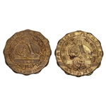 Two 1951 Fashion Academy Award Medals Honoring Burke Golf, Inc. - "Golf Clubs Since 1910"
