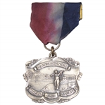 1933 Santa Monica Municipal Golf Course 4rd Annual Pro-Am Amateur Award Medal Won by  Fred Gordon
