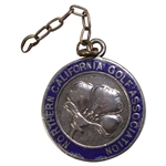 Circa 1920s-30s Northern California Golf Association Medal - John Wall 3rd Flight Runner-Up