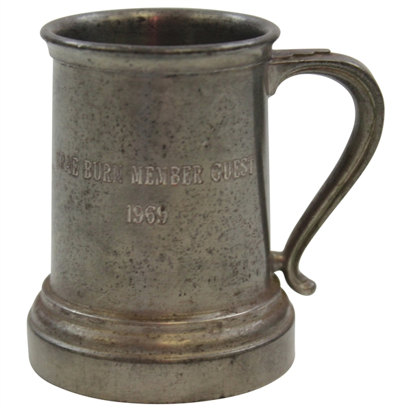 1969 Brae Burn Member Guest Small Pewter Tankard/Cup