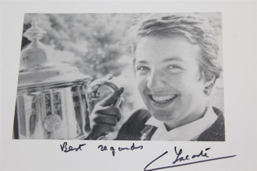 1967 Women's US Open Winner Catherine LaCoste Signed Photo JSA ALOA