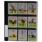 1987 Reprint Set of 25 W.D. & H.O. 1930 Originally Issued Famous Golfers Cards