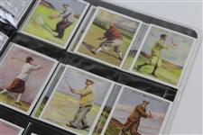 1987 Reprint Set of 25 W.D. & H.O. 1930 Originally Issued Famous Golfers Cards