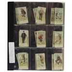 1984 Reprint Set of 50 Copes Golfers 1900 Originally Issued Cards