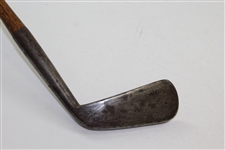 Circa 1880s Robert White Smooth Face Long Blade Lofter with Replacement Grip