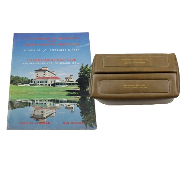 1967 USGA Amateur Championship at Broadmoor GC Overnight Bag & Program
