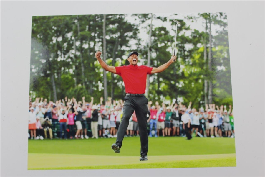 Tiger Woods Signed 2019 Masters Ltd Ed Embroidered Flag #685/1000 #BAM150140