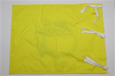 Shota Hayafuji Signed 2021 Masters Flag - Hideki Matsuyama Caddie JSA #QQ38497