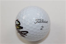 Hideki Matsuyama Signed Masters Logo Golf Ball JSA #QQ38501