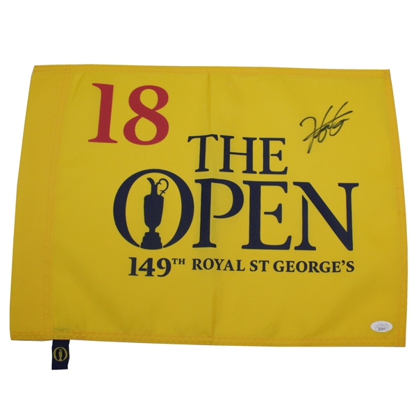 Hideki Matsuyama Signed 2021 Open Championship Flag JSA #QQ38495