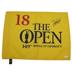 Hideki Matsuyama Signed 2021 Open Championship Flag JSA #QQ38495