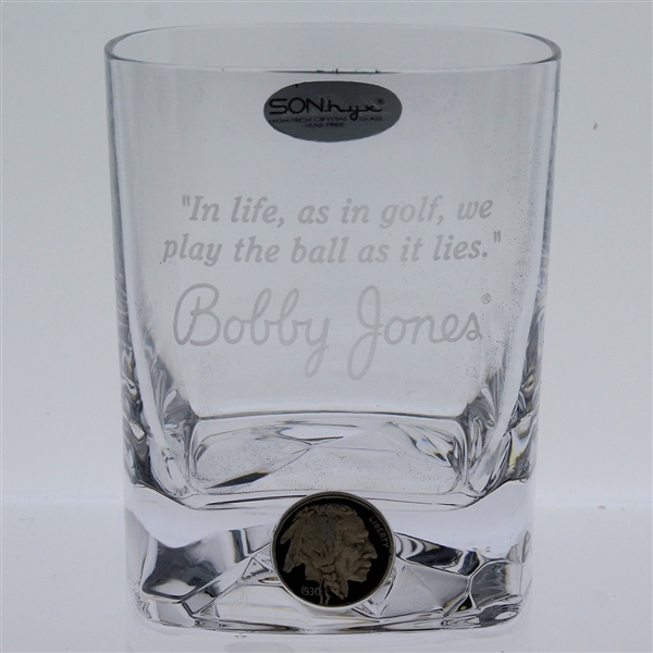 Bobby Jones Double Old Fashioned Glass- Square