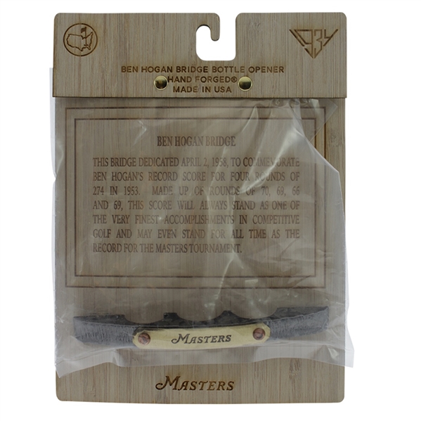 Masters Ben Hogan Bridge Hand Forged Bottle Opener