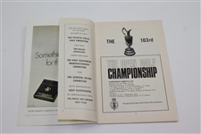 Gary Player & Tom Weiskopf Signed 1974 OPEN Championship at Royal Lytham JSA ALOA